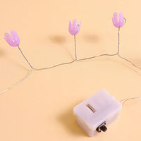 Tulip Mirror LED Night Light - Purple - BIG FRENCHIES