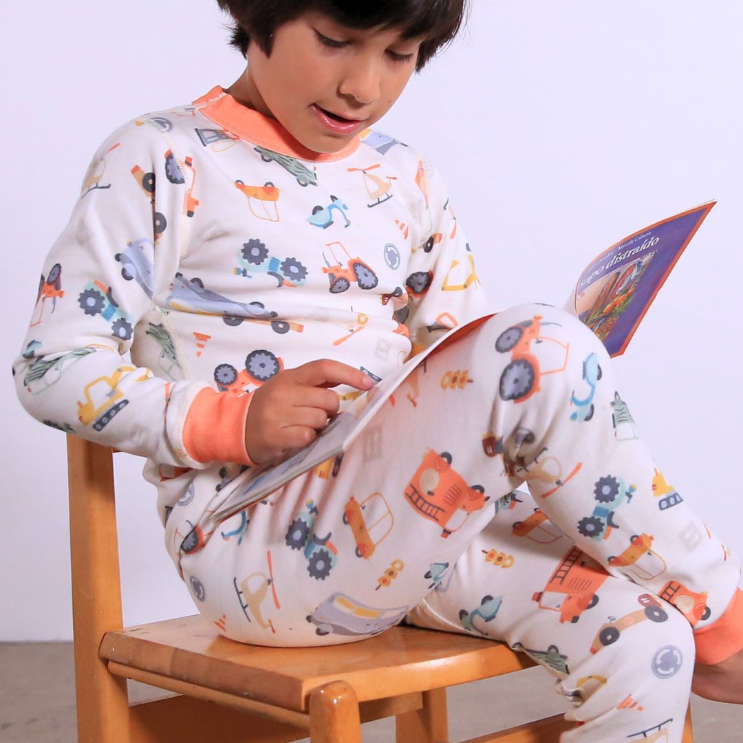 Vintage Cars Organic Pajamas - BIG FRENCHIES