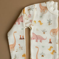 Rose Dino Family Organic Cotton Pajamas Made in USA - BIG FRENCHIES