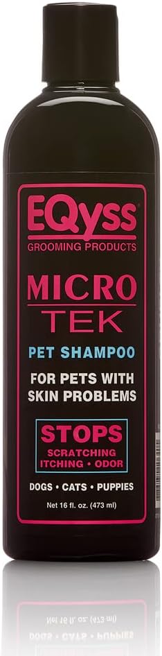 EQyss Micro-Tek Medicated Skin Care Grooming Shampoo for Pets 16 oz.