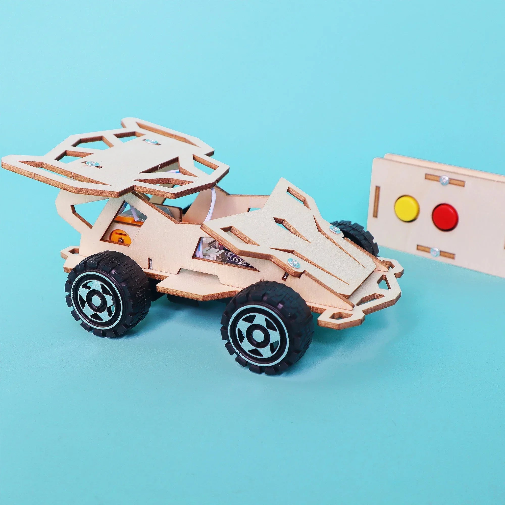 Infrared Remote Controlled Car DIY Kit, Educational STEM Toy - BIG FRENCHIES