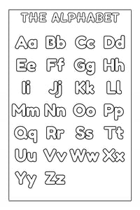 ABC Pigments: Learn, Trace and Color Through the Alphabet Activity Coloring Book - BIG FRENCHIES