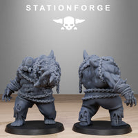 3D Printed Corrupted Guard Butchers by StationForge Miniatures