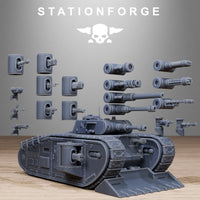 3D Printed FreeGuard Heavy Tank by Stationforge Miniatures