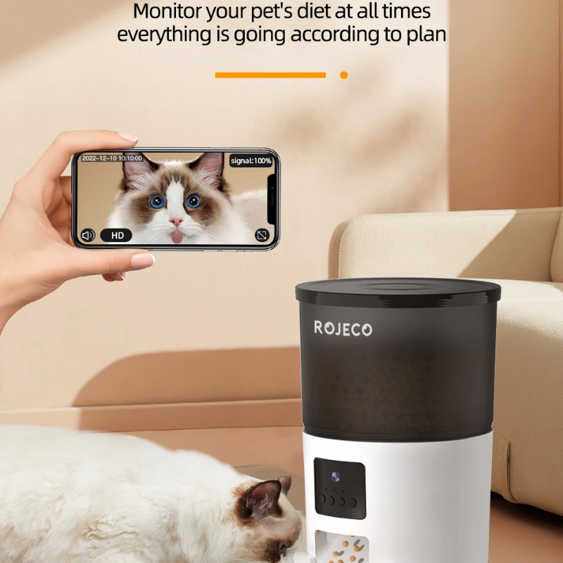 Smart Cat Feeder Camera for Automated Pet Care - BIG FRENCHIES
