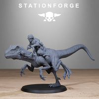 3D Printed GrimGuard Jungle Raptors by Stationforge Miniatures