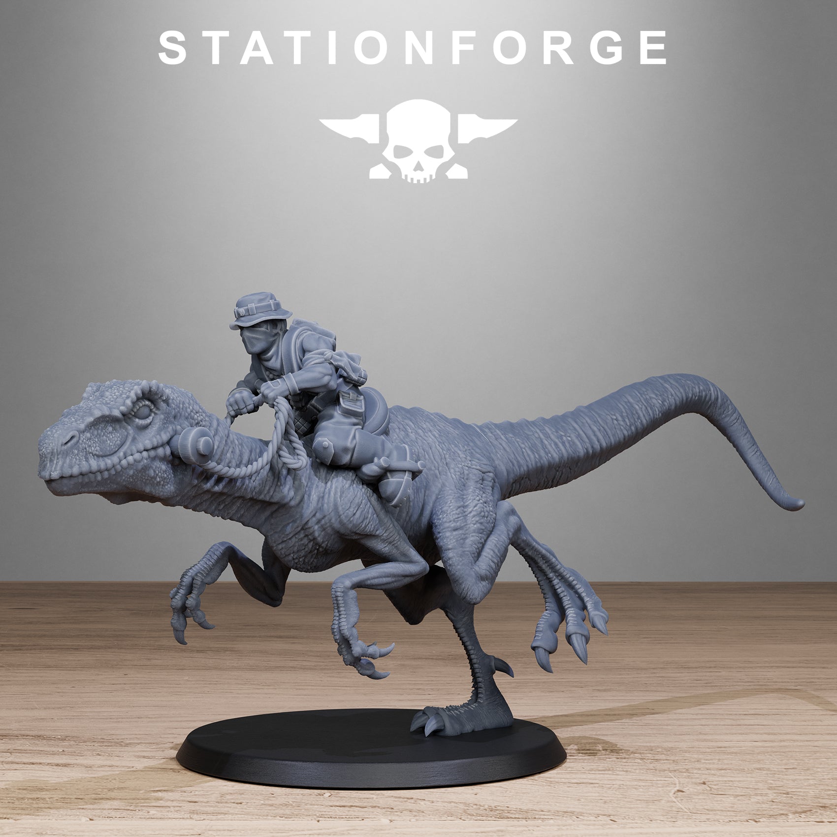 3D Printed GrimGuard Jungle Raptors by Stationforge Miniatures