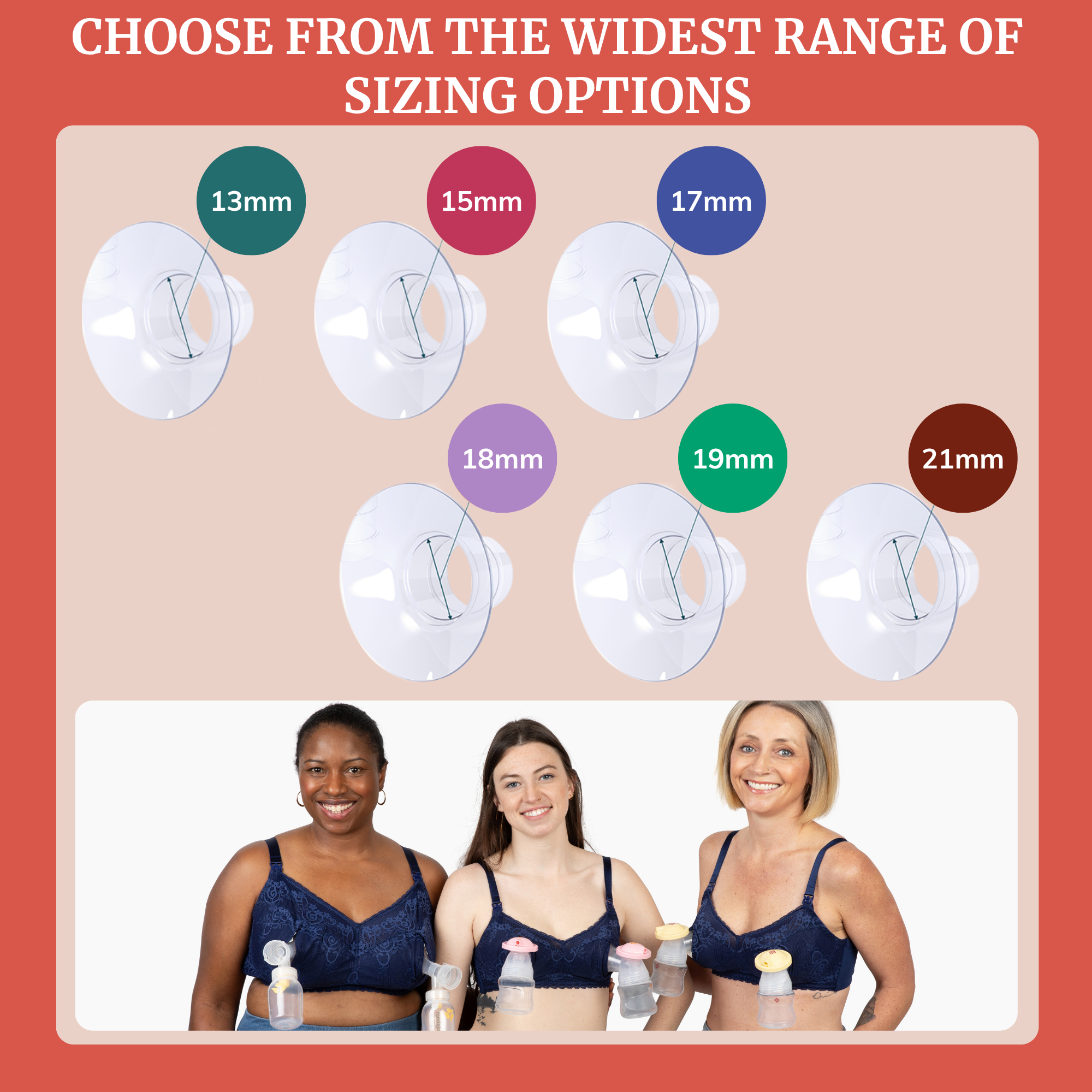 Breast Pump Flange Inserts - Silicone