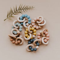 Duck Egg Blue Teething Ring - BIG FRENCHIES