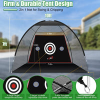 Golf Practice Net - Tent Style (10ft x 7ft) - BIG FRENCHIES