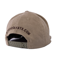 I HAD SEX LISTENING TO WONDERWALL WITH YOUR MOM Stone SnapBack with Brown Rope Custom Embroidered Cap Hat