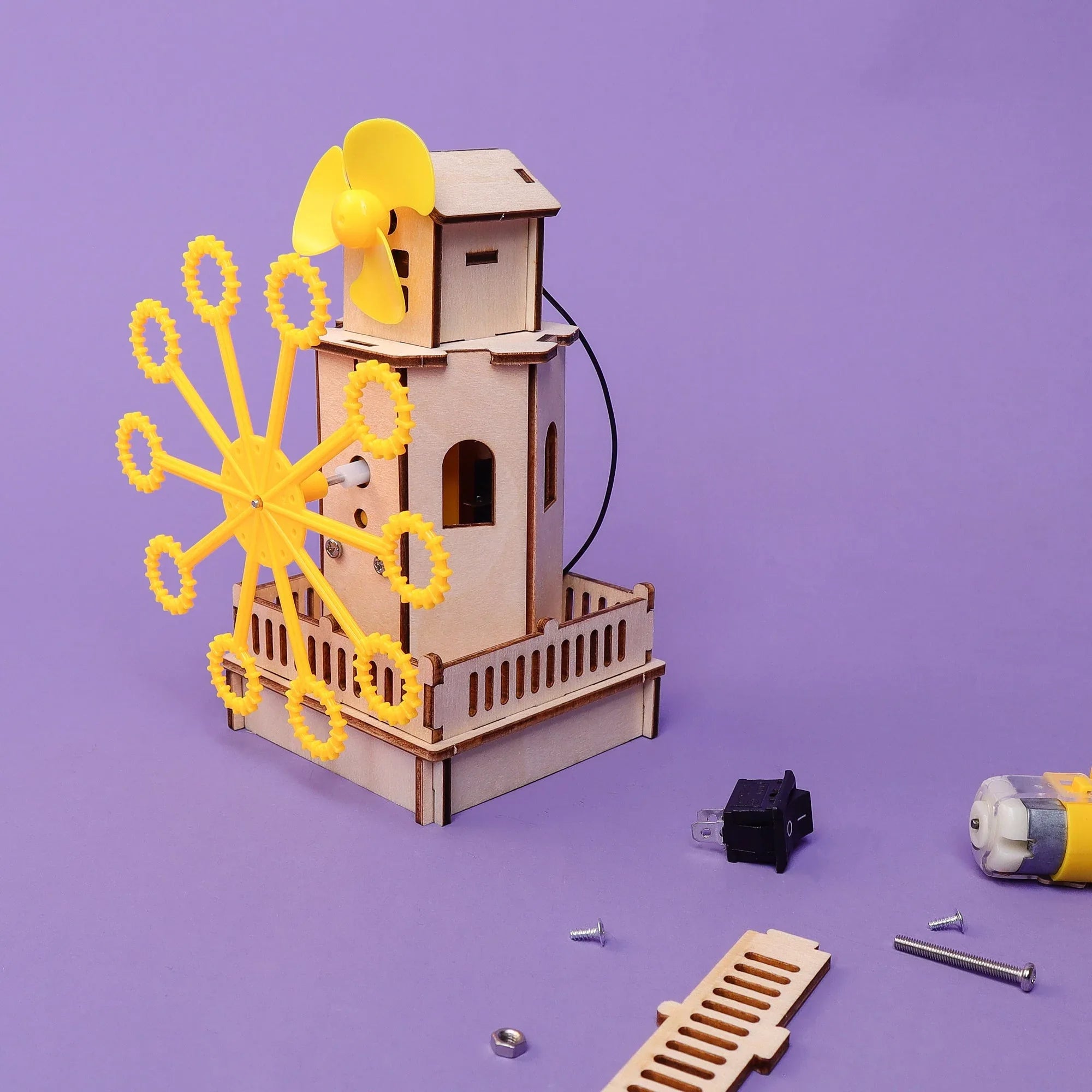 DIY Bubble Machine Kit – Educational STEM Toy for Kids - BIG FRENCHIES
