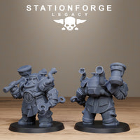 3D Printed Ironvale Dwarf Leaders by Stationforge Miniatures