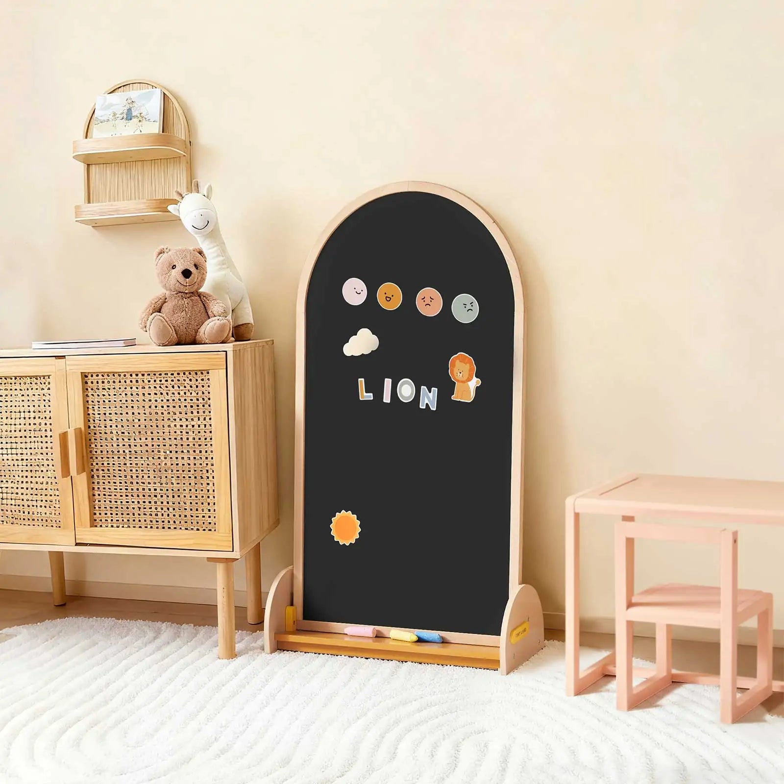 Tiny Land® Double-Sided Arched Magnet Chalkboard