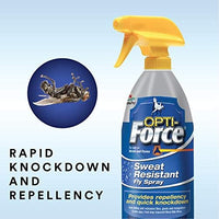 Manna Pro Opti-Force Sweat Resistant Fly Spray for Horses 32 oz.