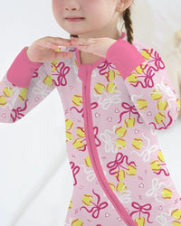 Softball Cherry Mom And Girl Matching Bamboo Convertible Zippy