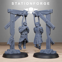 3D Printed GrimGuard Objective Markers by Stationforge Miniatures