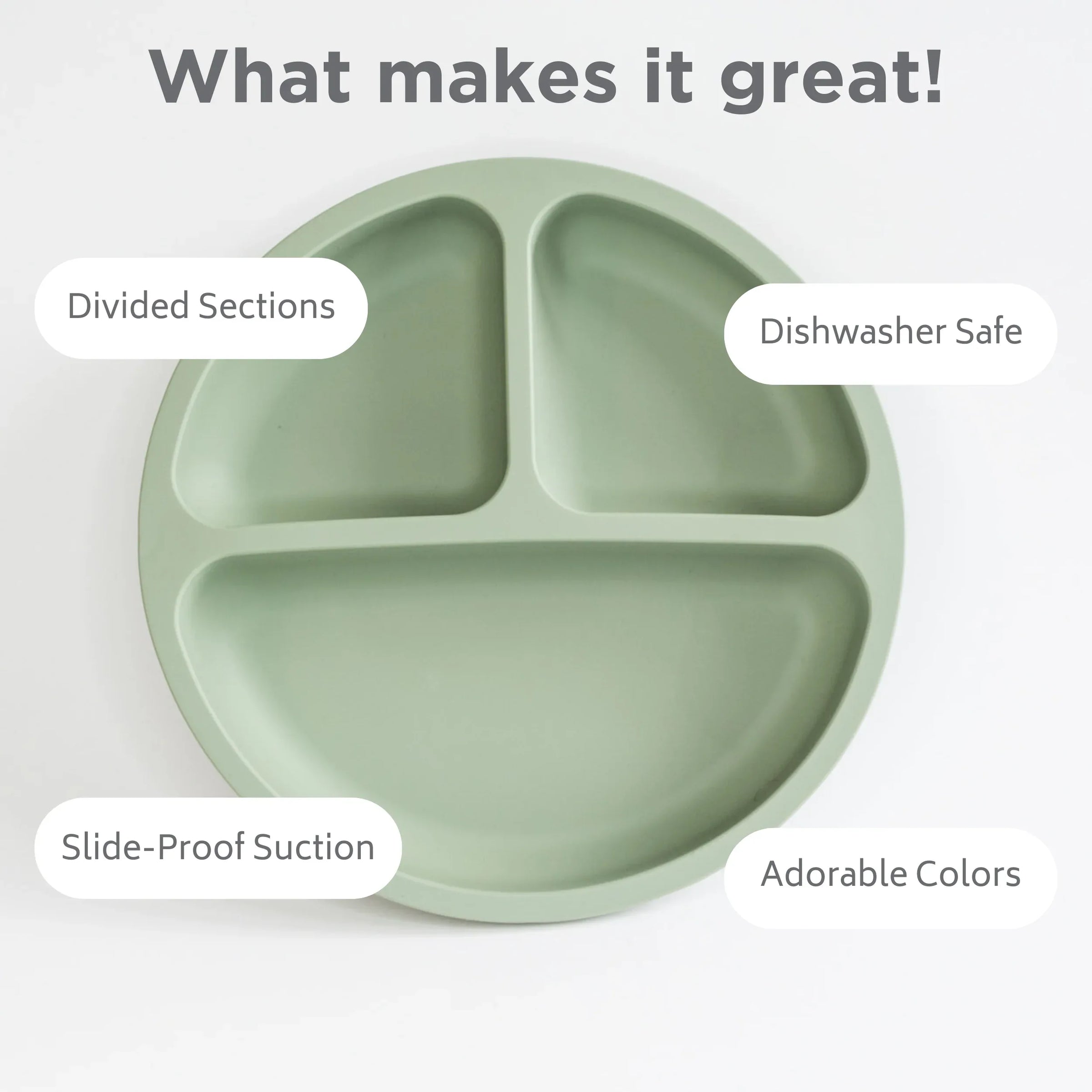 Apricot Silicone Suction Plate - BIG FRENCHIES
