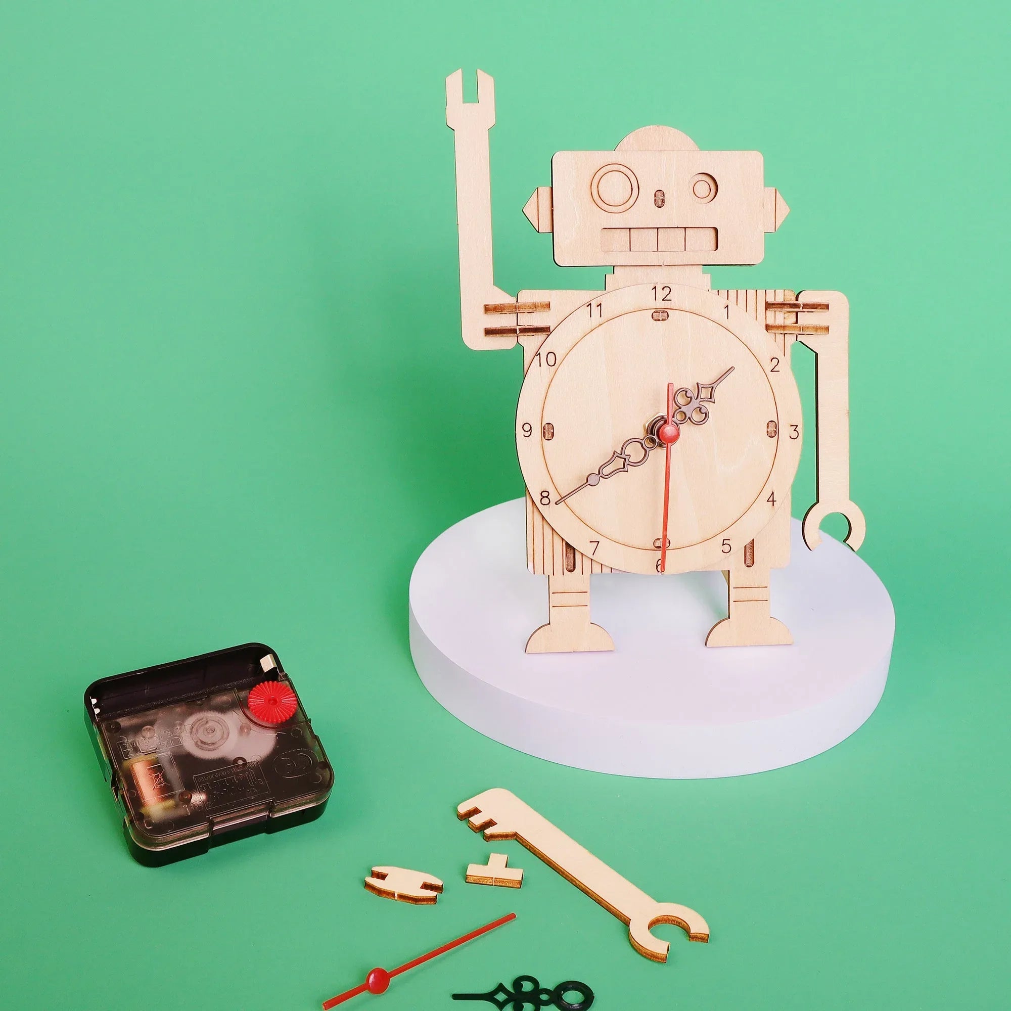 Robot Clock DIY Kit, Educational STEM Toy - BIG FRENCHIES