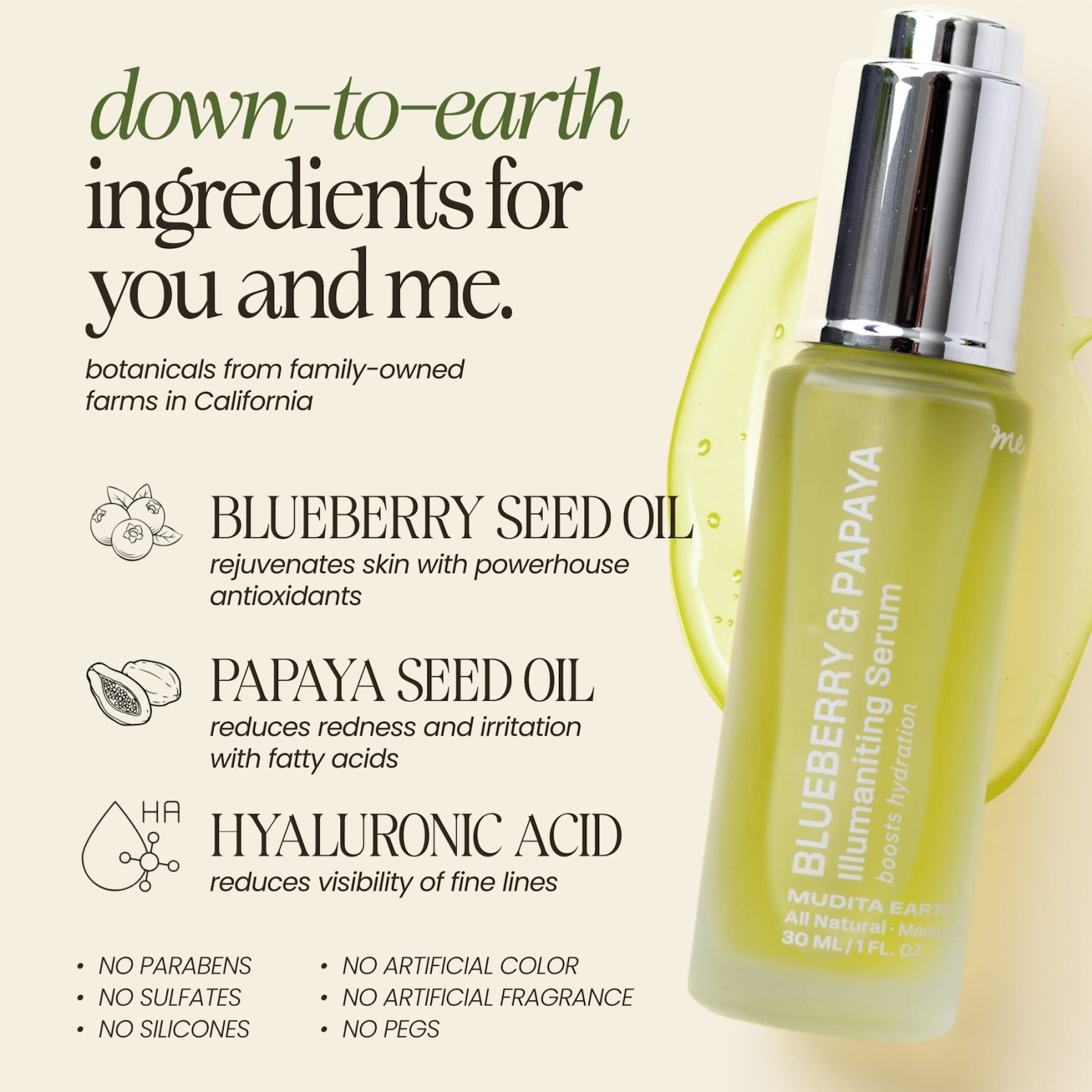 Blueberry & Papaya Illuminating Serum - BIG FRENCHIES