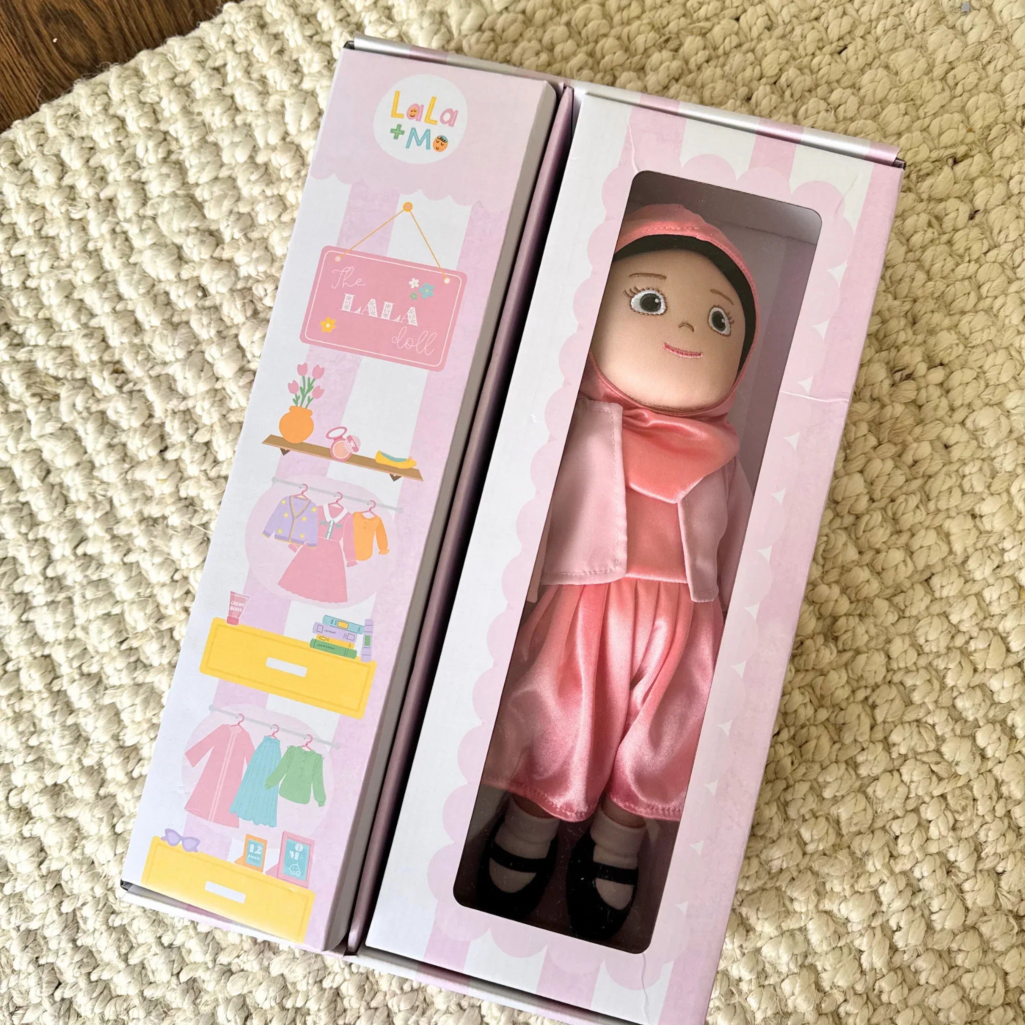 The Lala Doll + 4 Outfits + Prayer Rug | My First Hijabi, Muslim Doll - BIG FRENCHIES