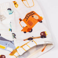 Vintage Transportation Potty Organic Training Underpants - BIG FRENCHIES
