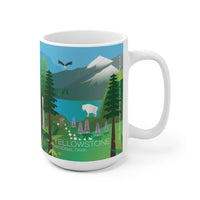 YELLOWSTONE NATIONAL PARK 11 OZ OR 15 OZ CERAMIC MUG - BIG FRENCHIES