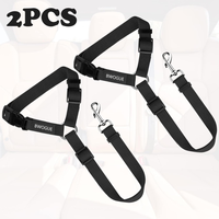 2 Pack Dog Seat Belt For Car, Headrest Restraint Safety Leads