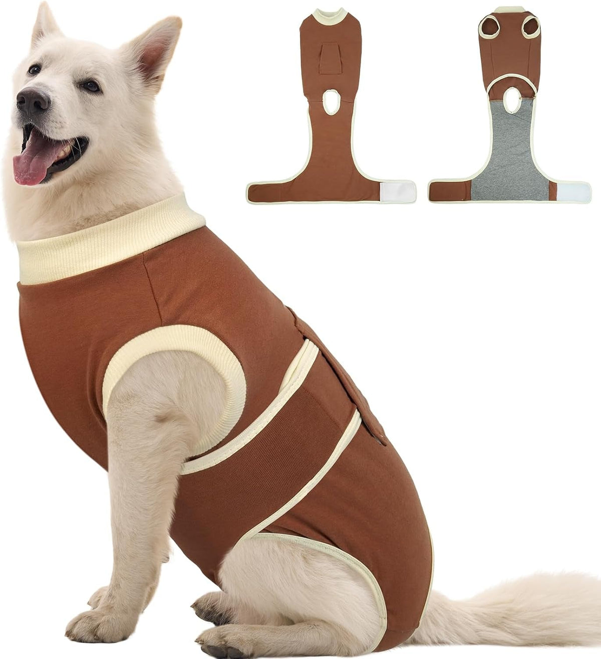 Female Dog Recovery Suit After Spay, XS–2XL