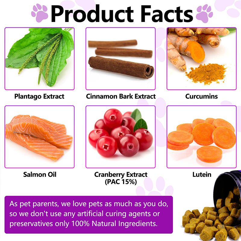 OEM Hot Sales Probiotics Chews For Pets Customized Shape