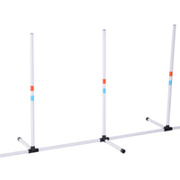 Sturdy Dog Weaves Poles Pet Speed and Agility Equipment Dogs Obstacle Outdoor w/ Storage Bag