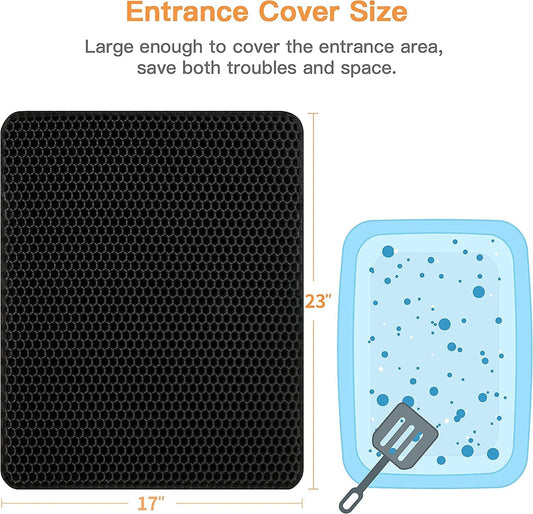 Conlun Cat Litter Mat Cat Litter Trapping Mat - BIG FRENCHIES