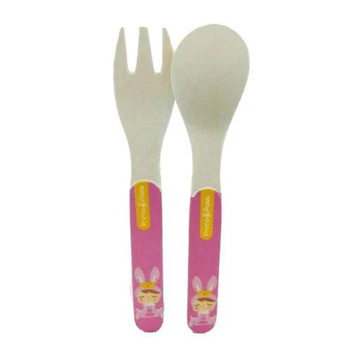 Primo Passi - Bamboo Fiber Kids, Spoon and Fork, Metoo - BIG FRENCHIES