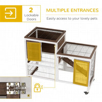 Wooden Rabbit Cage