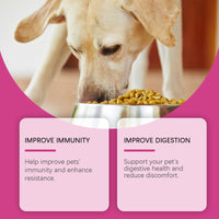 Dog Pre & Probiotic Digestive Care Tablets, Gut Health Supplement For Dogs, Supports Digestion, Immunity, Skin & Vision 