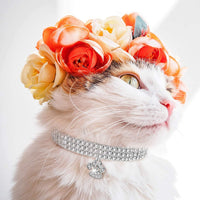 Crystal Cat Collar Elastic Pet Necklace - BIG FRENCHIES