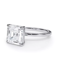 2.00 CTW AGI Certified Lab Grown Diamond Solitaire Engagement Ring – G-VS Clarity, 14K White Gold