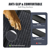 Dog Ramp For Car 71 Long & 19.3 Wide Portable Dog Ramps For Large Dogs With Non-Slip Rug Surface Dog Car Ramp For SUV Ca