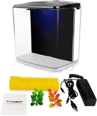 1.2 Gallon Betta Aquarium with LED Light and Filter Pump - BIG FRENCHIES