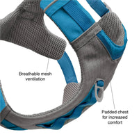 Journey Air Dog Harness, Vest Harnesses for Dogs, Pet Hiking Harness for Running & Walking, Reflective, Padded, Includes Control Handle, No Pull Front Clip (Orange, Small)
