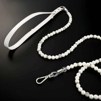 2 Pcs Pearl Collar and Leash for Dogs - BIG FRENCHIES