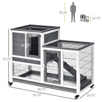 Wooden Rabbit Cage