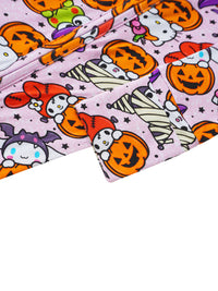 PoshTOT Sanrio Hello Kitty Pumpkin Bamboo Baby Convertible Zippy Romper