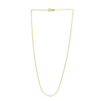 Adjustable Cable Chain in 14k Yellow Gold (0.97 mm)