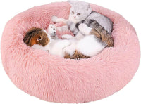 Cozy Donut Dog Bed: Anti-Anxiety & Self-Warming Comfort - BIG FRENCHIES
