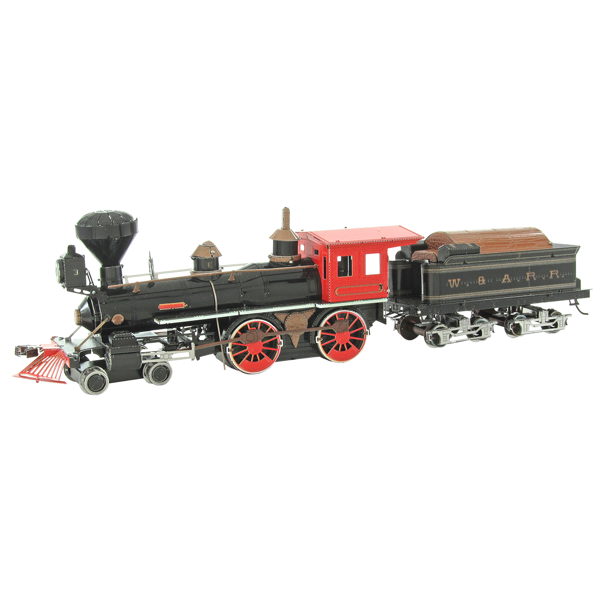 4-4-0 Locomotive Train Wild West 3D Steel Model Kit Metal Earth