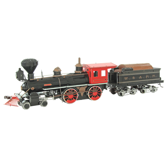4-4-0 Locomotive Train Wild West 3D Steel Model Kit Metal Earth
