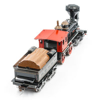 4-4-0 Locomotive Train Wild West 3D Steel Model Kit Metal Earth