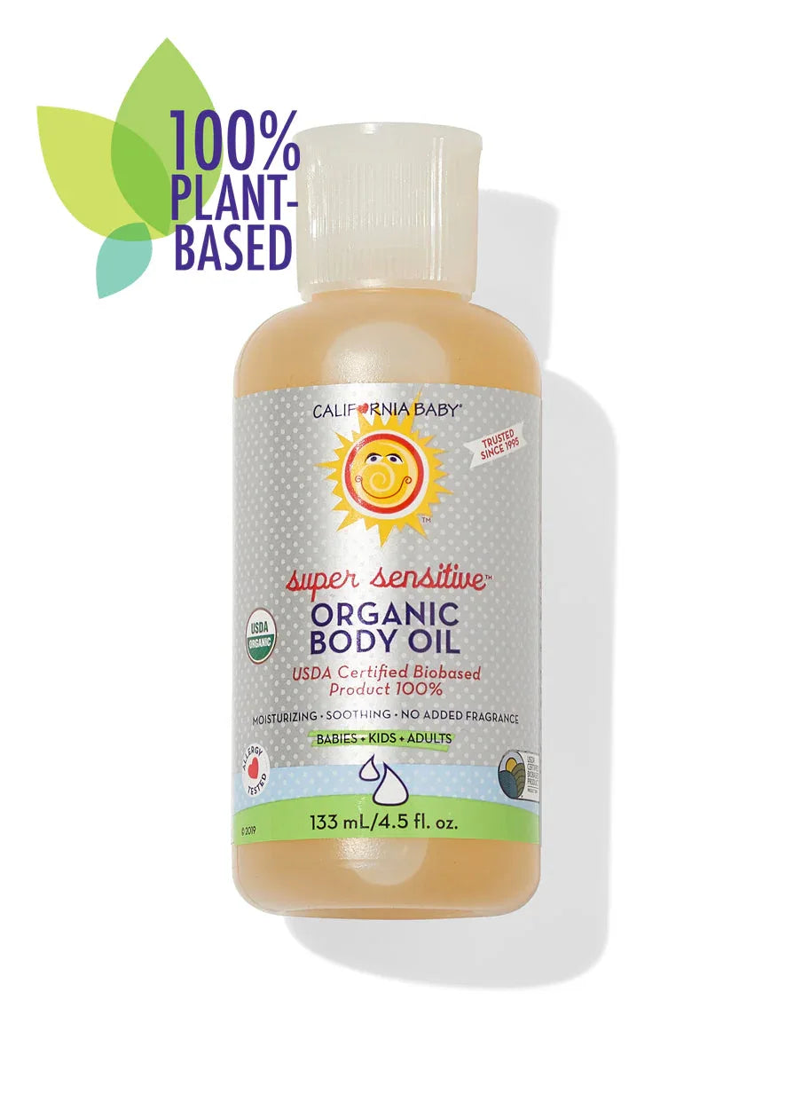 (No Fragrance) Super Sensitive™ Certified Organic Body Oil - BIG FRENCHIES