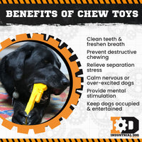 Pipe Wrench Nylon Dog Toy for Aggressive Chewers | USA Made | SodaPup - BIG FRENCHIES